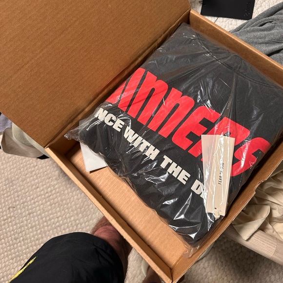 VERY LIMITED EDITION - Fear of God Black and Red Sinners Sweatshirt brand new - Picture 6 of 8